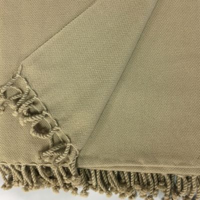 Anichini Amdo Hand Loomed 4-Ply Crepe Weave Blankets