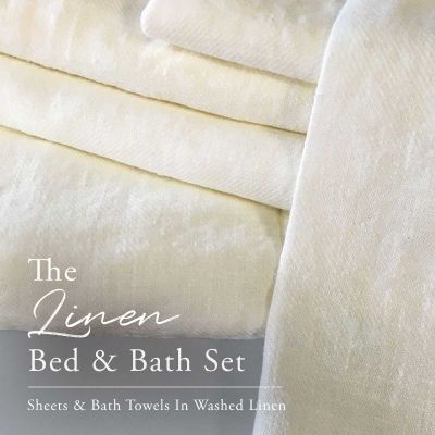The Anichini Linen Bed & Bath Set