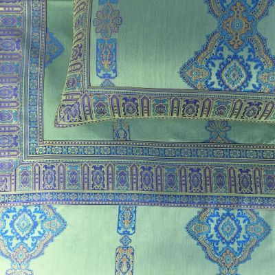 PERSIA SHEETS IN MARINE BLUE REVERSE (JADE GREEN)