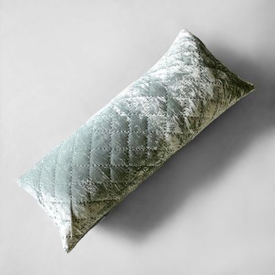 Anichini Pho Handmade Slate Grey Silk Velvet Pillows