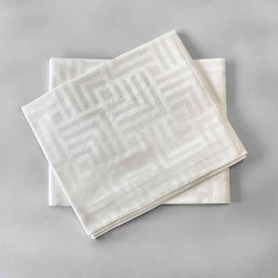 Atene Jacquard Sheets In Ivory