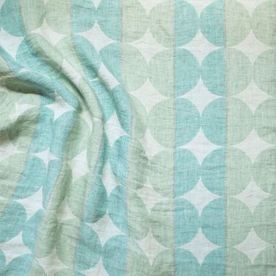 Anichini Contorno Linen Circle Tablecloth