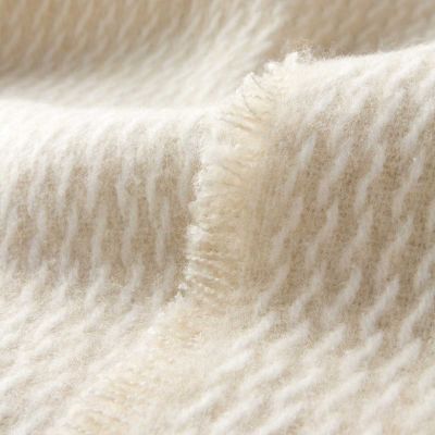 Curly Washable Wool & Cotton Blend Throws