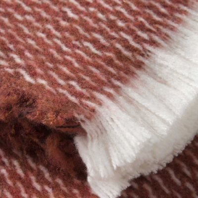 Curly Washable Wool & Cotton Blend Throws