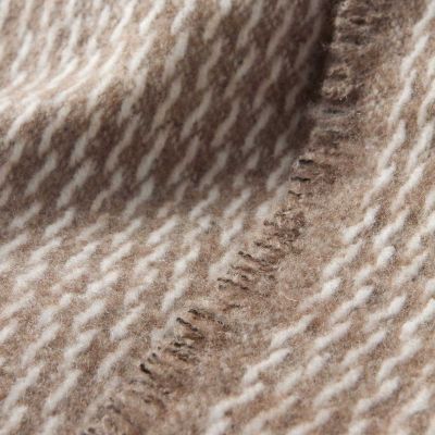 Curly Washable Wool & Cotton Blend Throws