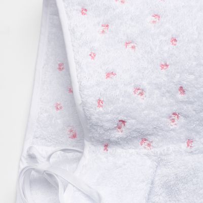 Gioia Bath Linens, Pink, Hooded Towel