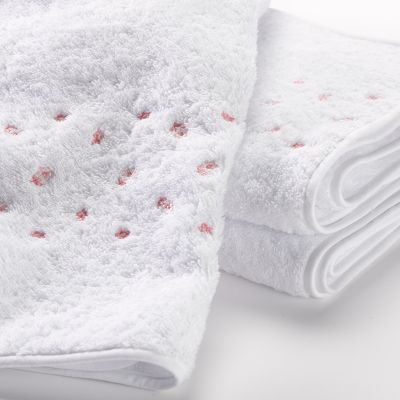 Gioia Bath Linens, Pink, Bath Towel