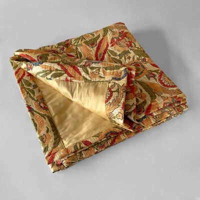 Gulistani Tapestry Coverlets In Red