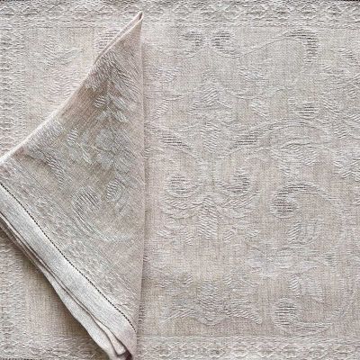 Melania Linen Napkins and Placemats - Pale Pink