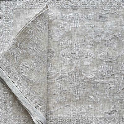 Melania Linen Napkins and Placemats - White