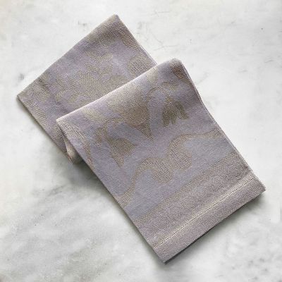 MELANIA LINEN TOWELS, WITH HEMSTITCH