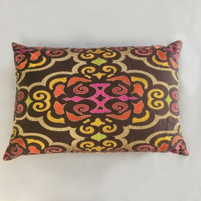 Anichini Pema Bright & Colorful Embroidered Global Design Pillows