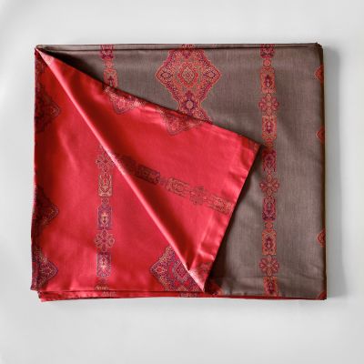 Anichini Persia Sheets In Blood Red Reverse