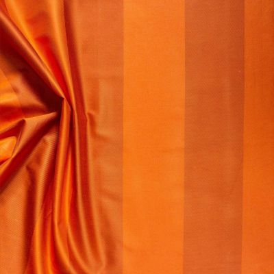 Anichini Persia Wide Stripe Jacquard Fabric By The Yard In Orange