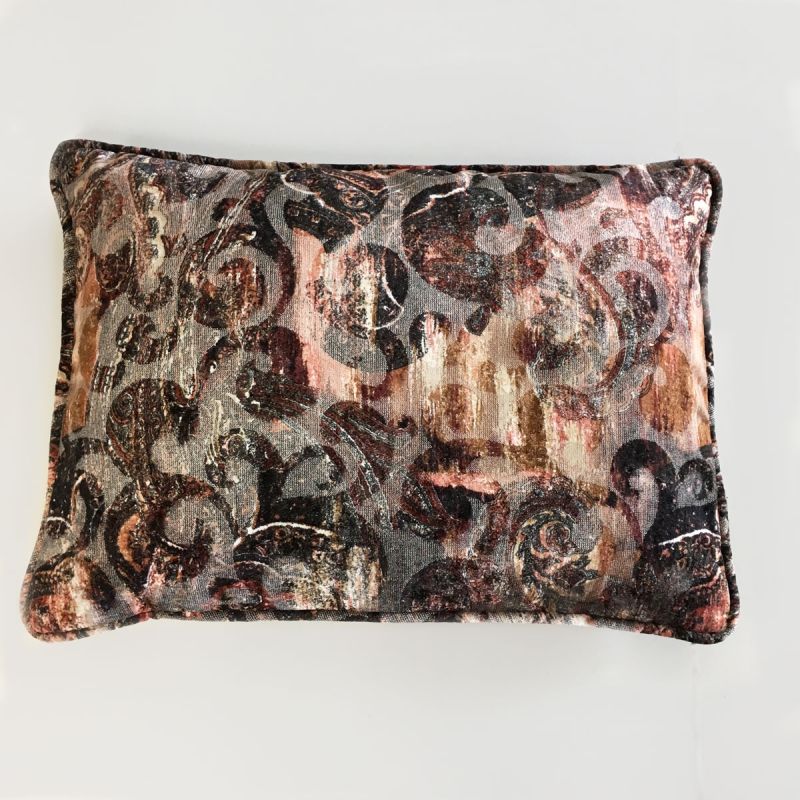Anichini Lagoon Printed Fortunyesque Velvet Pillows