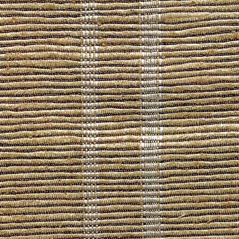 Sirka hand loomed natural silk fabric detail