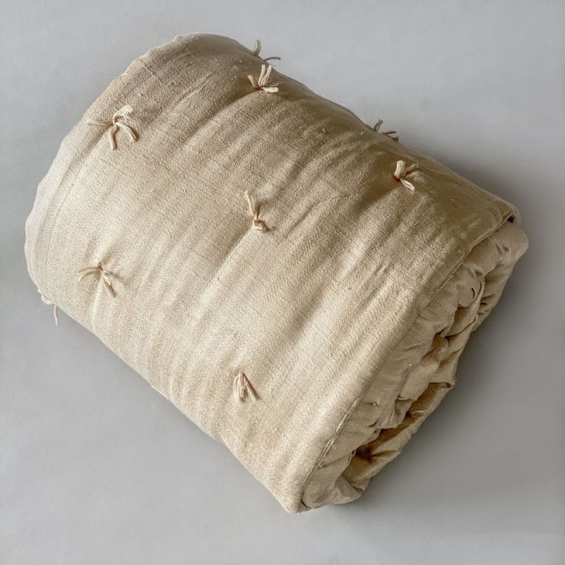 Anichini Changeant Hand Loomed Herringbone Silk Quilts & Pillows