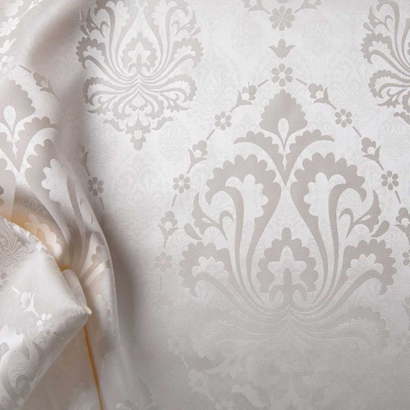 Damask Natural Tussah Silk Sateen Sheets