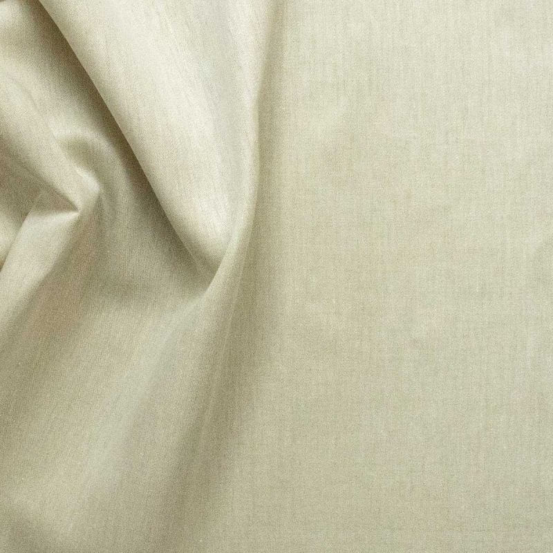 Janus Shower Curtain In White/Khaki