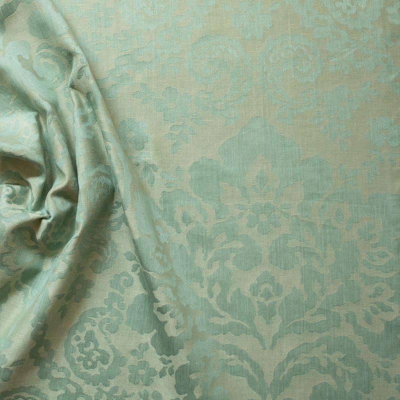 Anichini Lido Floral Paisley Linen Shower Curtains