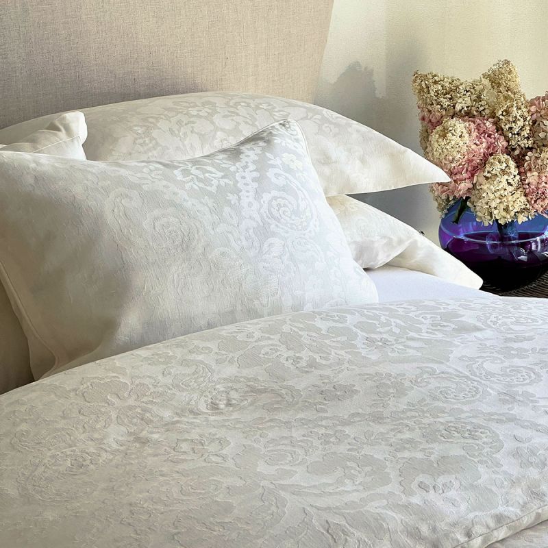 NEW! Lido Linen Bedding in Off-White