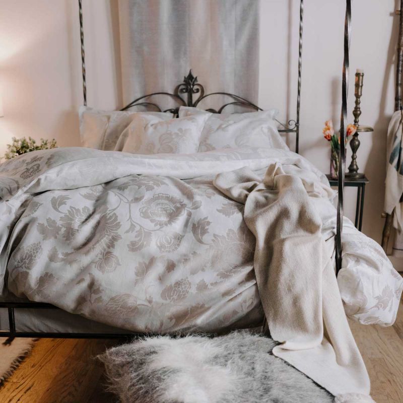 Liverno Linen Jacquard Duvet Covers