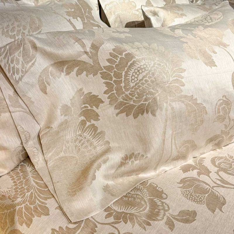 Liverno Linen Jacquard Duvet Covers
