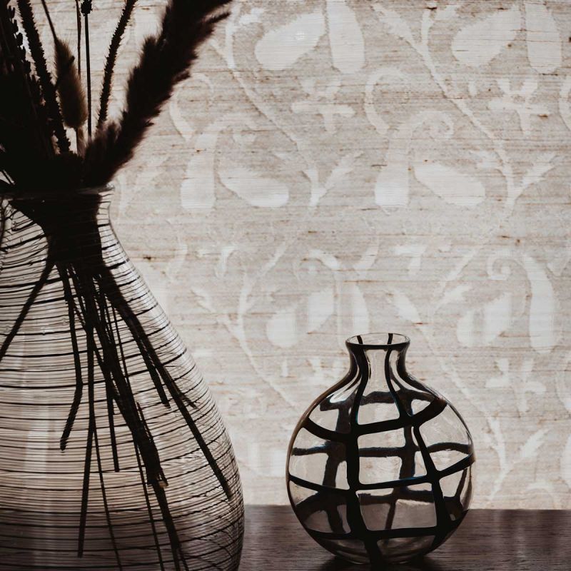 Mango hand loomed sheer silk curtain panels