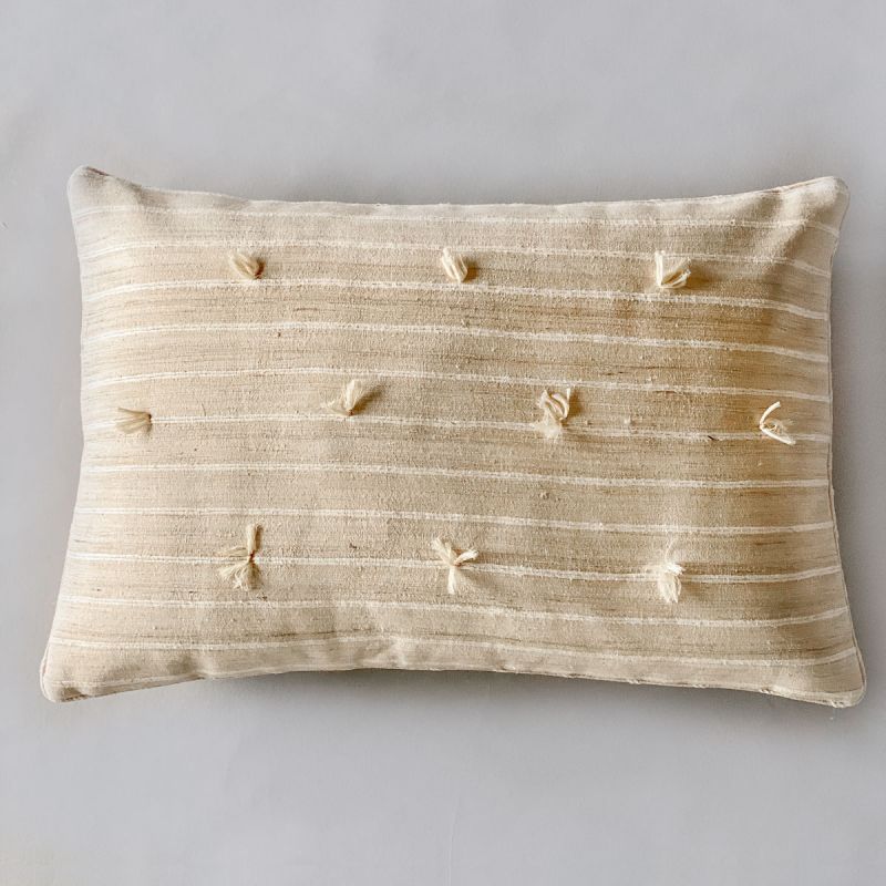 Anichini Sijua Hand Loomed Natural Silk Quilts & Pillows