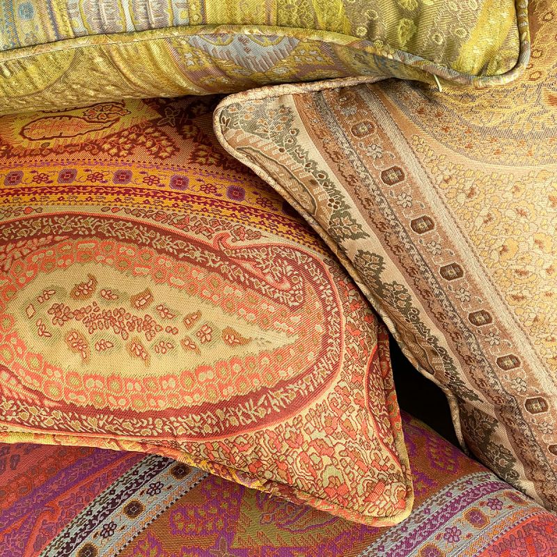 Taj Paisley Decorative Pillows By ANICHINI