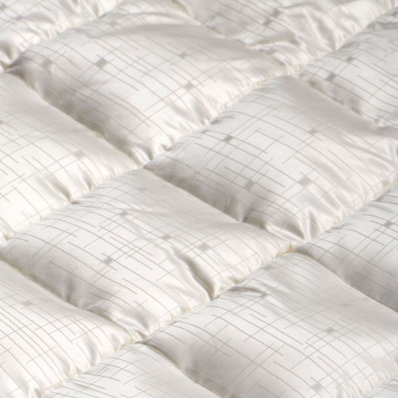 Anichini Jupiter Mid-Century Modern Geometric Silk Down Duvet Comforter