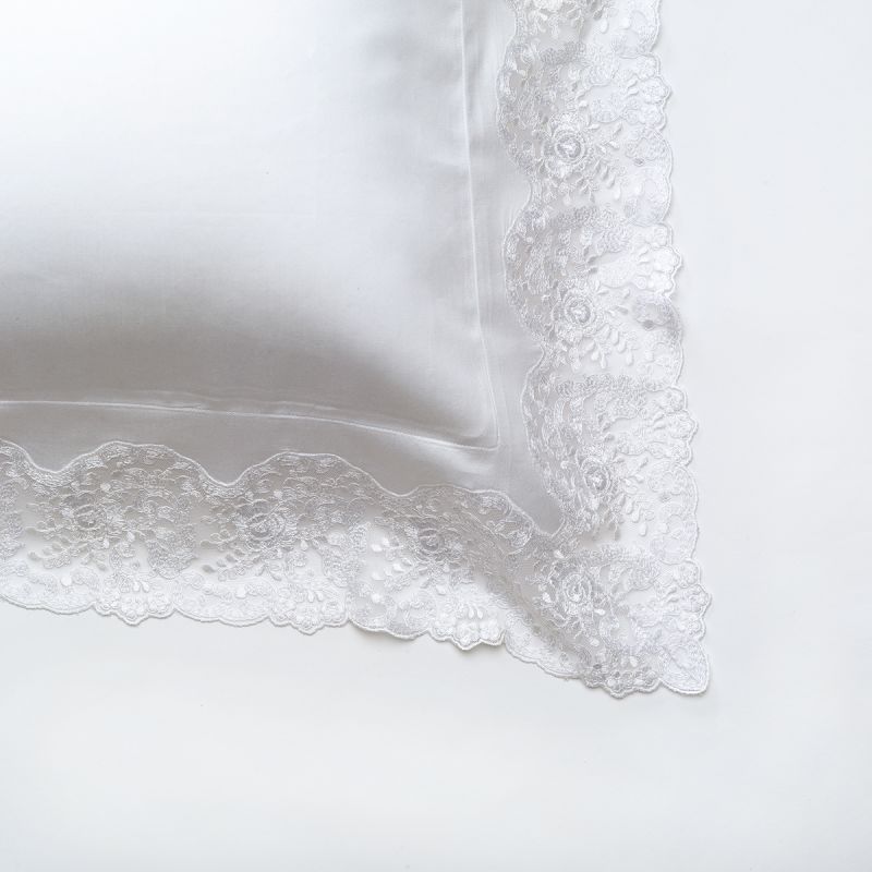 Anichini Vivica Italian Sateen Lace Sheet Sets
