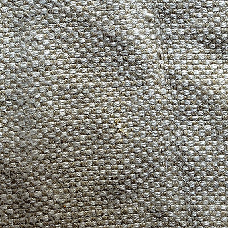 Anichini Yutes Collection Barroco Solid Basket Weave Linen Fabric In Oatmeal