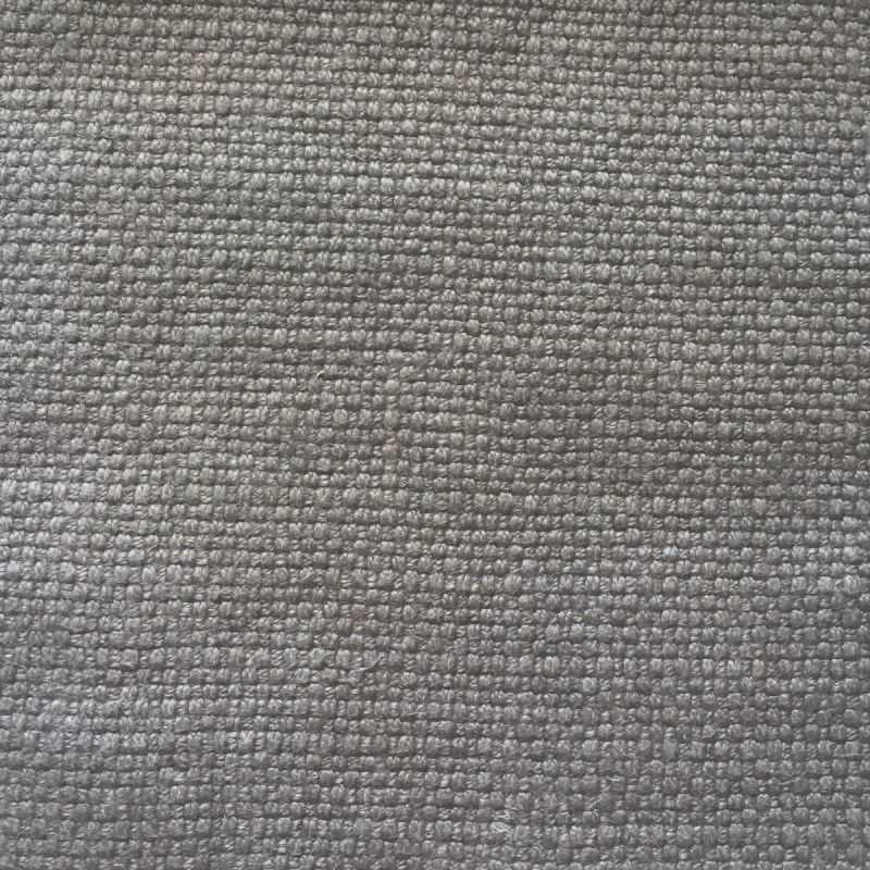 Anichini Yutes Collection Barroco Solid Basket Weave Linen Fabric In Storm Cloud