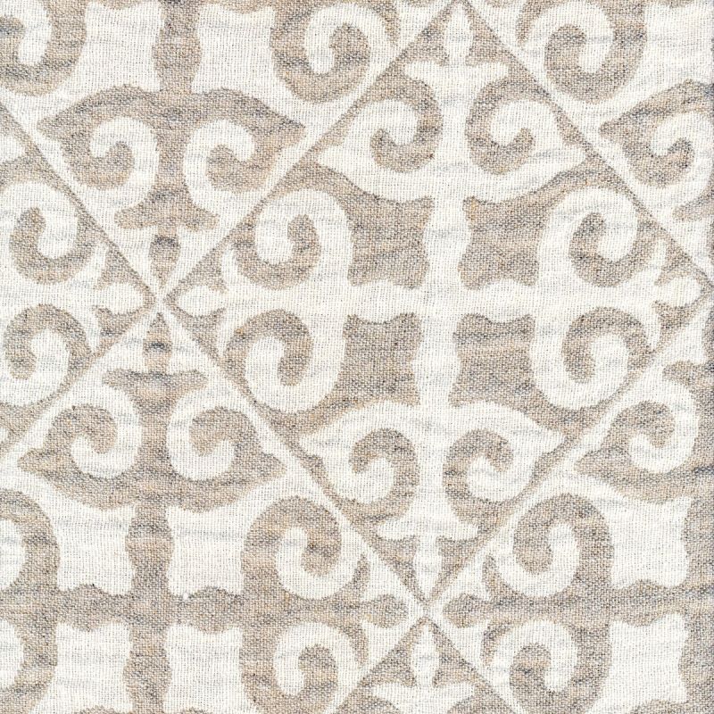 Anichini Tokkat Tile Design Modern Tile Pattern Linen Shower Curtains