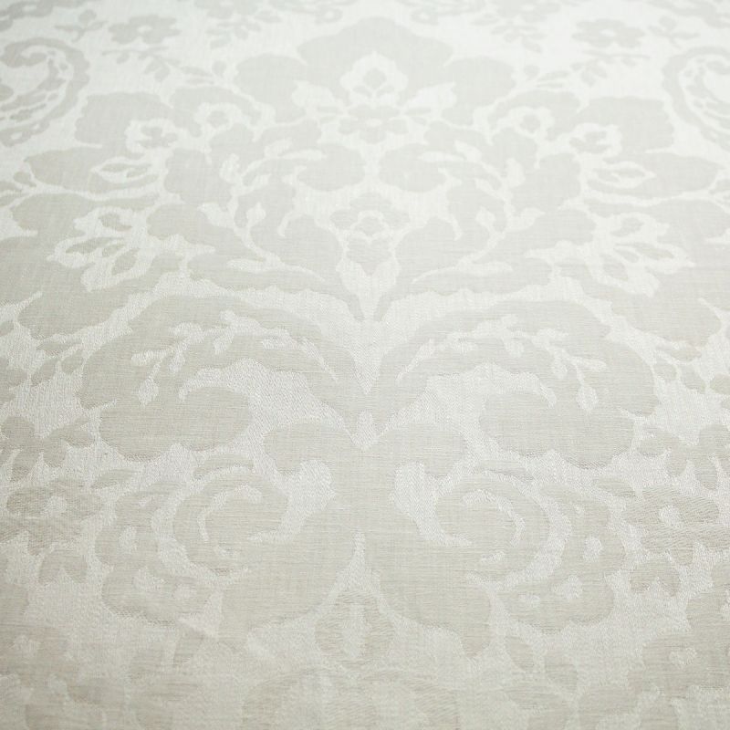 Anichini Lido Linen Jacquard Fabric By The Yard In Off White