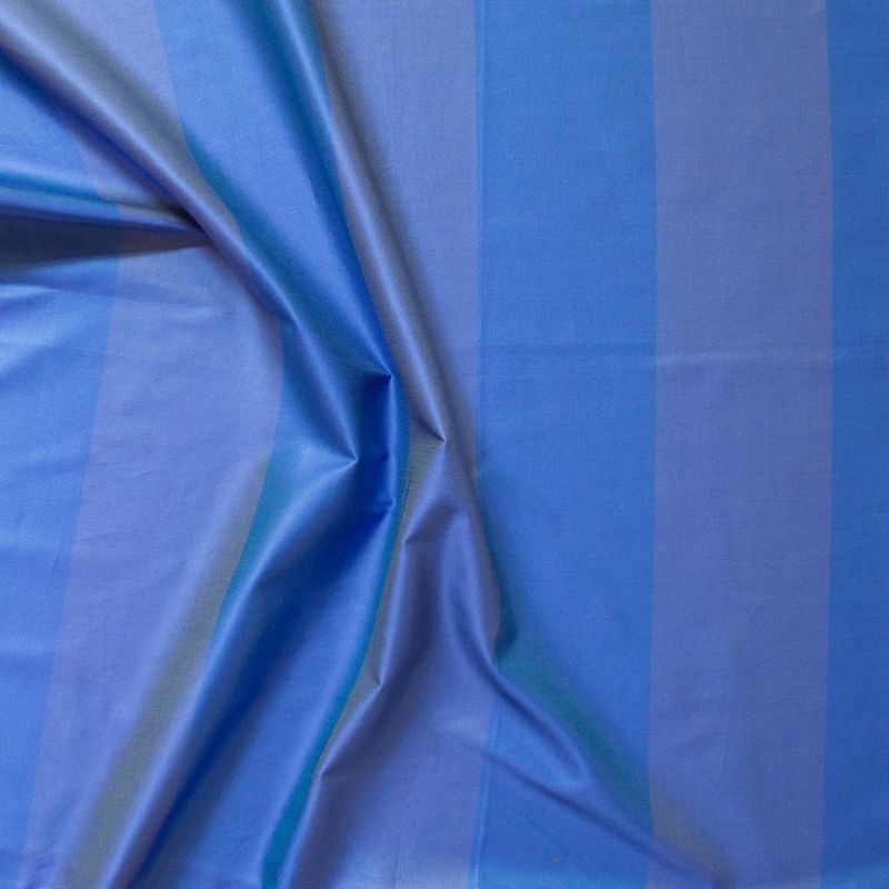 Persia Wide Stripe Jacquard Fabric By The Yard In Mazarine Blue