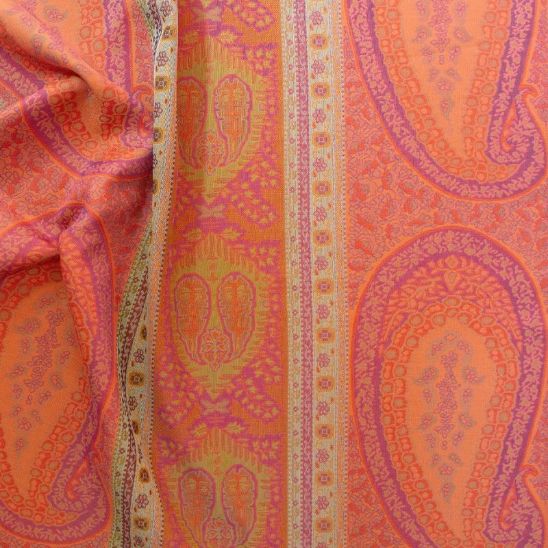 Anichini Taj Paisley Shower Curtains, Purple Paisley Shower Curtain