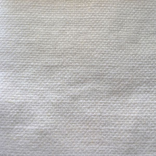 Linen Fabric Slub Weave in Buttermilk Off-White | Upholstery / Slipcovers /  Curtains | Poly / Cotton / Linen Blend | 55 Wide | By the Yard | Leslie