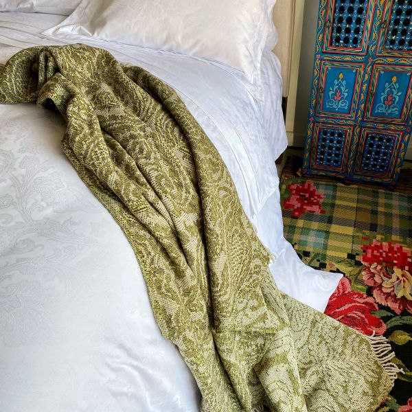 Verona Washable Cotton Blend Throw | ANICHINI