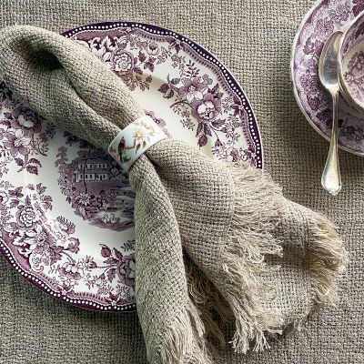 Aida Rustic Open Weave Natural Linen Table Linens
Rustic, Open Weave Linen Table Linens
Aida rustic linen table linens natural 