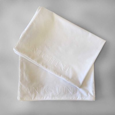 Anichini Signature Embroidered Egyptian Cotton Pillow Protectors 
