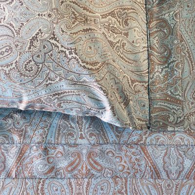 Anichini Kashmir paisley jacquard-sheets mushroom lavender
Sustainably Woven Italian Paisley Jacquard Sheet Sets