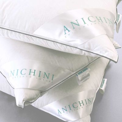 Anichini Premium Down Pillows
Hypoallergenic European Goose Down Pillows
Anichini premium down pillows grey piping 