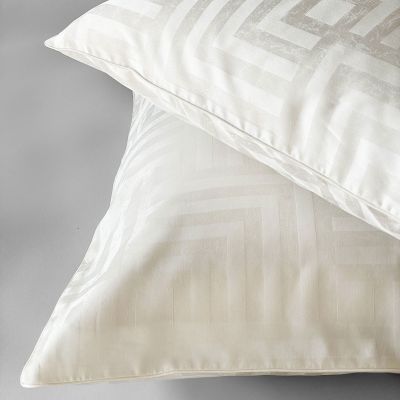 Atene Jacquard Sheets In Ocean Blue