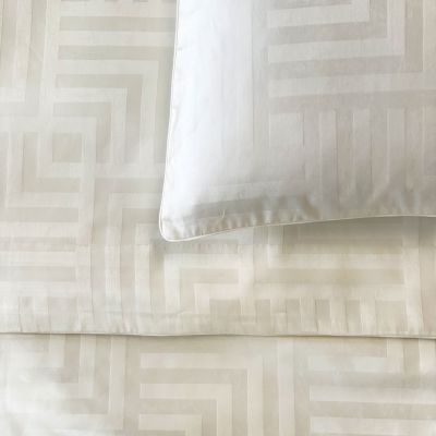 Atene Jacquard Sheets In Ocean Blue