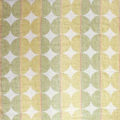 Anichini Yutes Collection Contorno Linen Fabric In 05 Olive Green Right Side Anichini
Modern Graphic Linen Jacquard