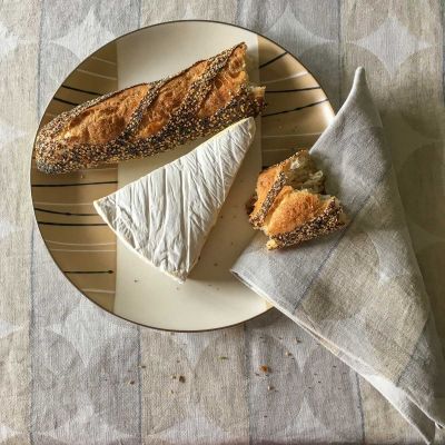 Anichini Contorno Modern Linen Placemats In Olive Green
Modern Graphic Linen Placemats
Contorno olive green linen napkins table linens 
