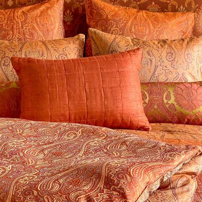 Anichini Kanishka Hand Loomed Dupioni Silk Quilts & Pillows