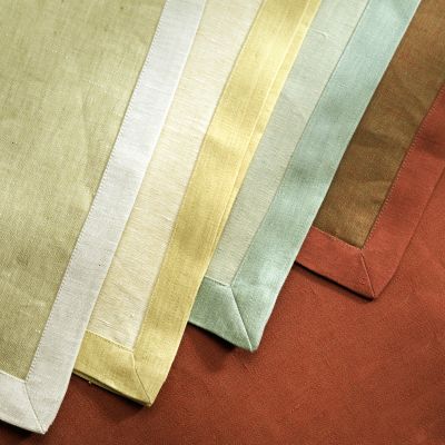 Anichini Janus Linen Jacquard Table Linens